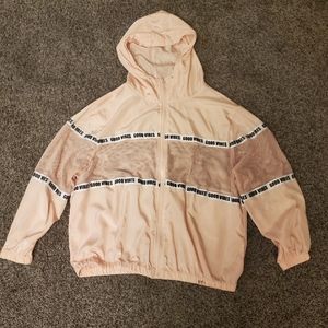 Light pink jacket. From P!NK